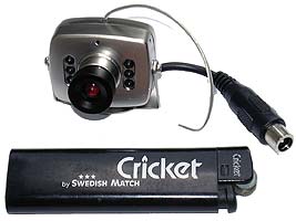 беспроводная цветная микровидеокамера (шпионская камера)